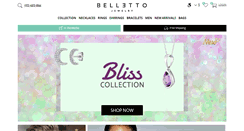 Desktop Screenshot of bellettojewelry.com